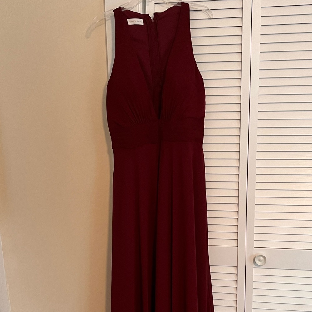 Maroon Hope Kennedy Blue Bridesmaids Dress
